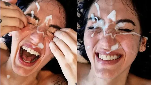 Squirting Orgasm and Facial Cumshot
