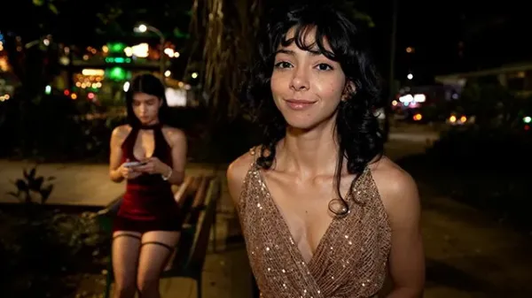 Park POV Anal with Brunette Latina Teen